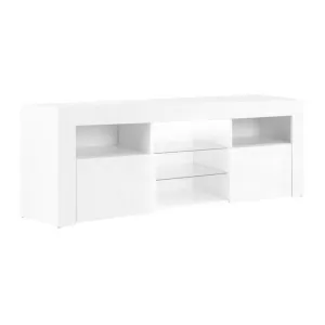 145cm White TV Cabinet / Entertainment Unit