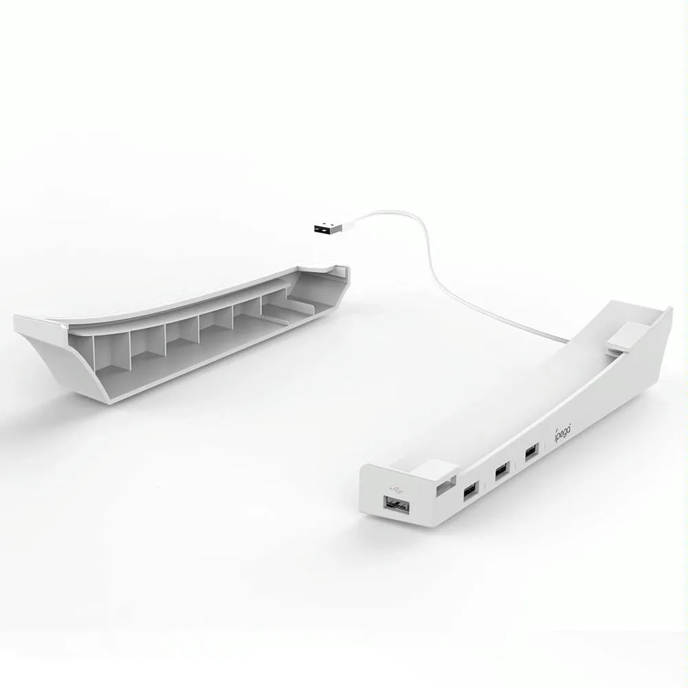 4-Port USB Hub Base | For PS5 | Horizontal Stand