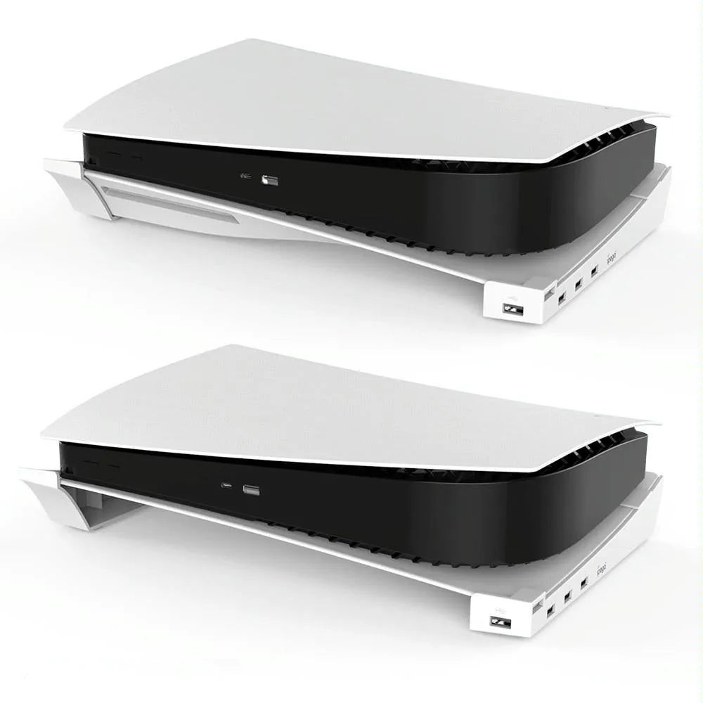 4-Port USB Hub Base | For PS5 | Horizontal Stand