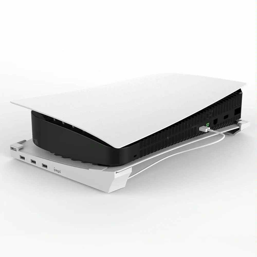 4-Port USB Hub Base | For PS5 | Horizontal Stand