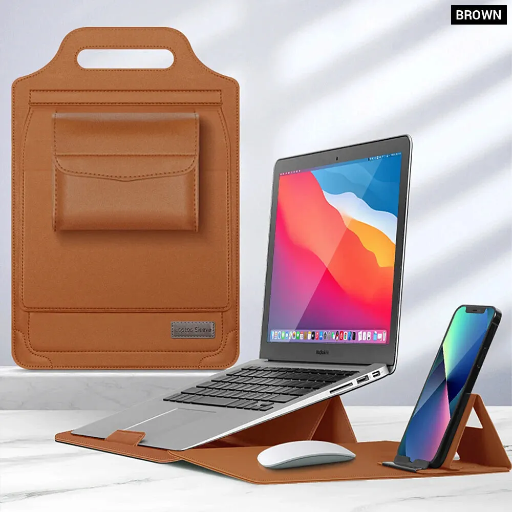 5 in 1 Laptop Sleeve Bag for Macbook Huawei Cable Mouse Pad Pouch 11 15 Inch Cover