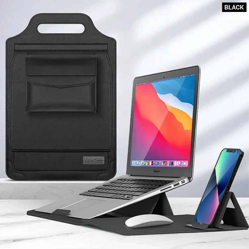 5 in 1 Laptop Sleeve Bag for Macbook Huawei Cable Mouse Pad Pouch 11 15 Inch Cover