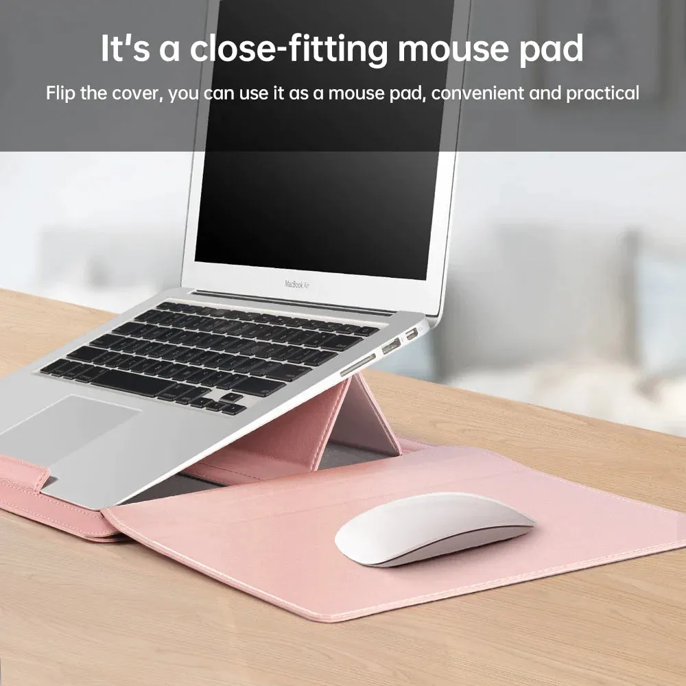 5 in 1 Laptop Sleeve Bag for Macbook Huawei Cable Mouse Pad Pouch 11 15 Inch Cover