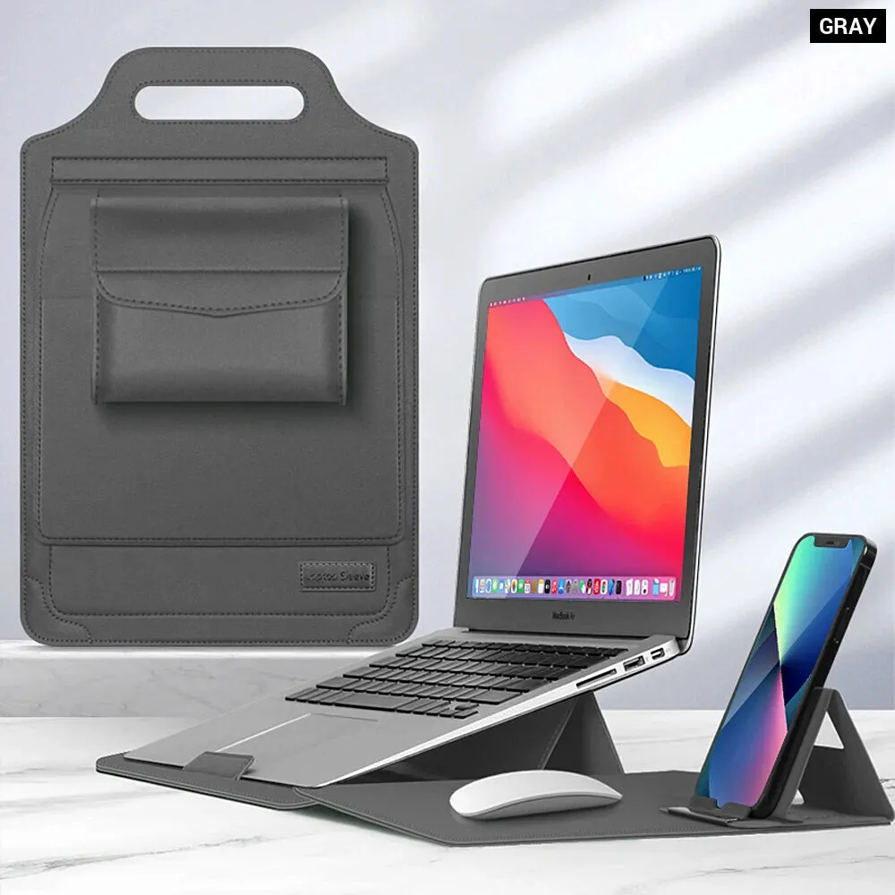 5 in 1 Laptop Sleeve Bag for Macbook Huawei Cable Mouse Pad Pouch 11 15 Inch Cover