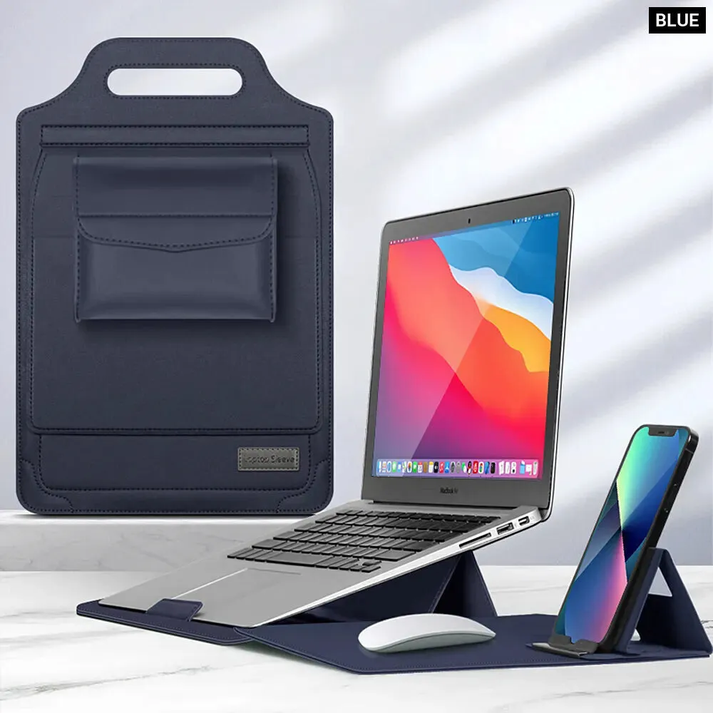 5 in 1 Laptop Sleeve Bag for Macbook Huawei Cable Mouse Pad Pouch 11 15 Inch Cover