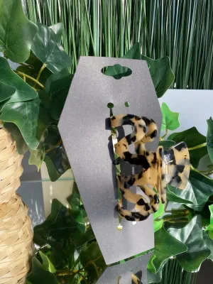 Coffin Barrette & Claw Card