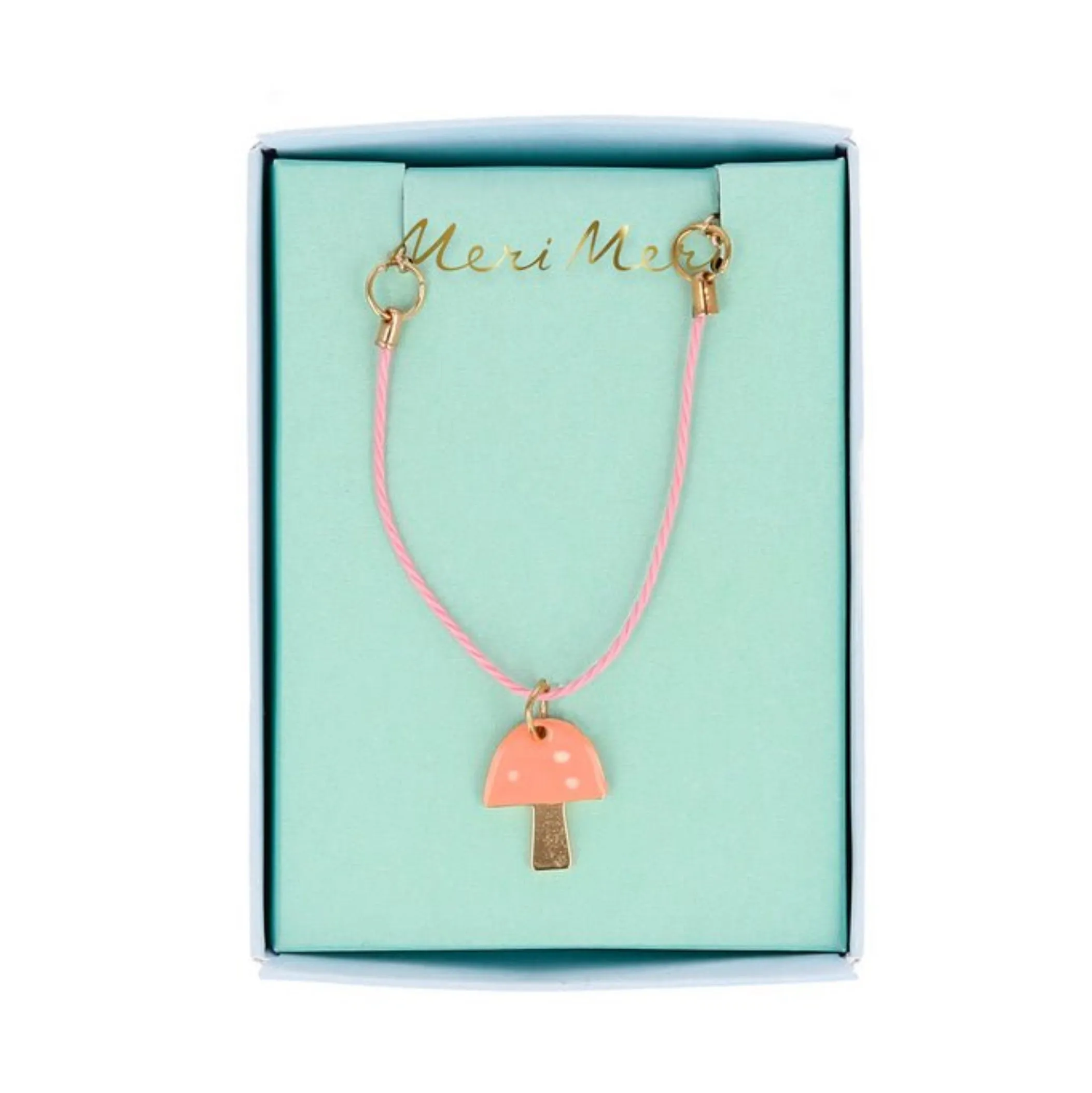 Enamel Mushroom Necklace