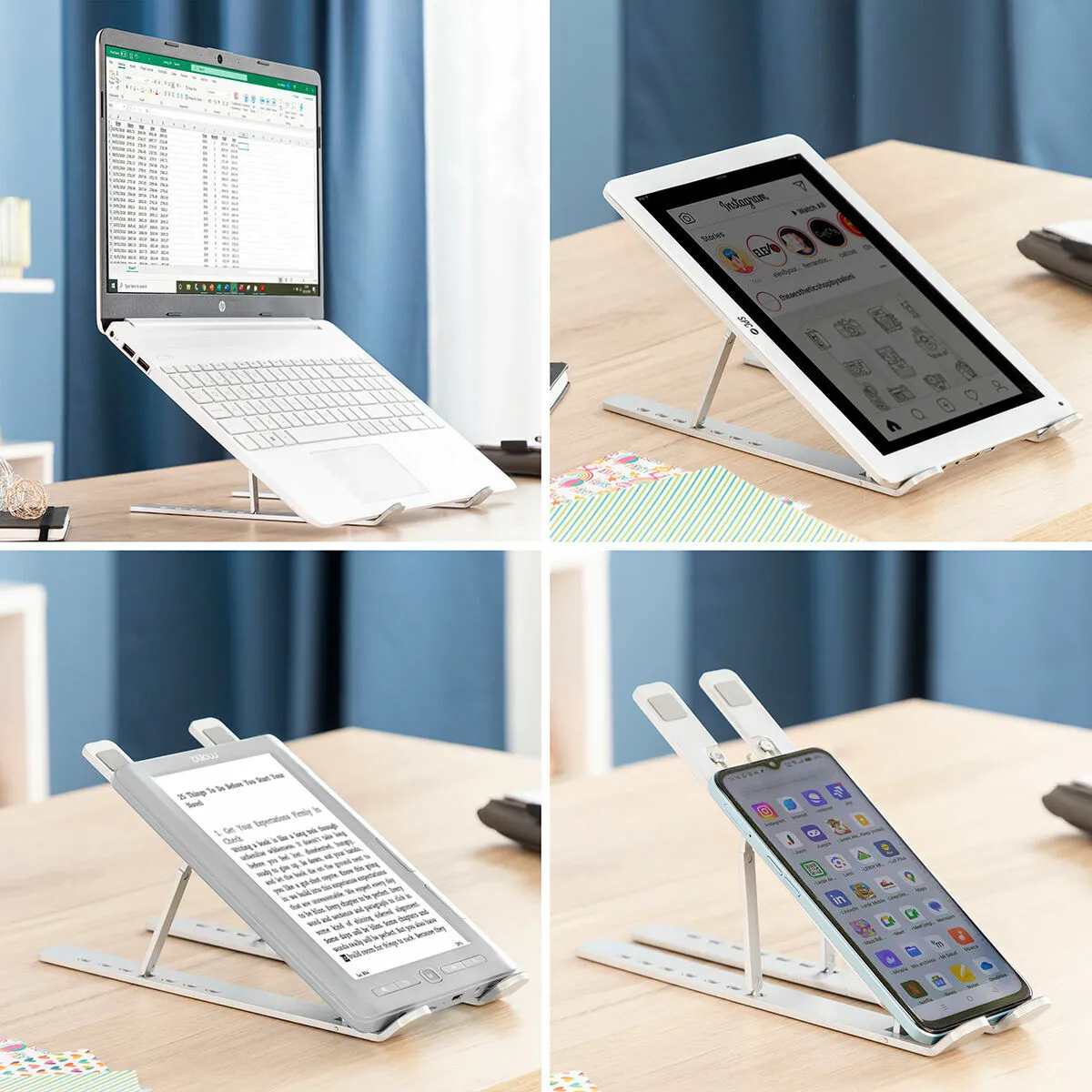 Folding and Adjustable Laptop Stand Flastan