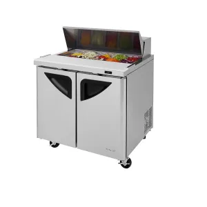 Turbo Air TST-36SD-N6 36" Double Door Standard Top Sandwich Prep Table
