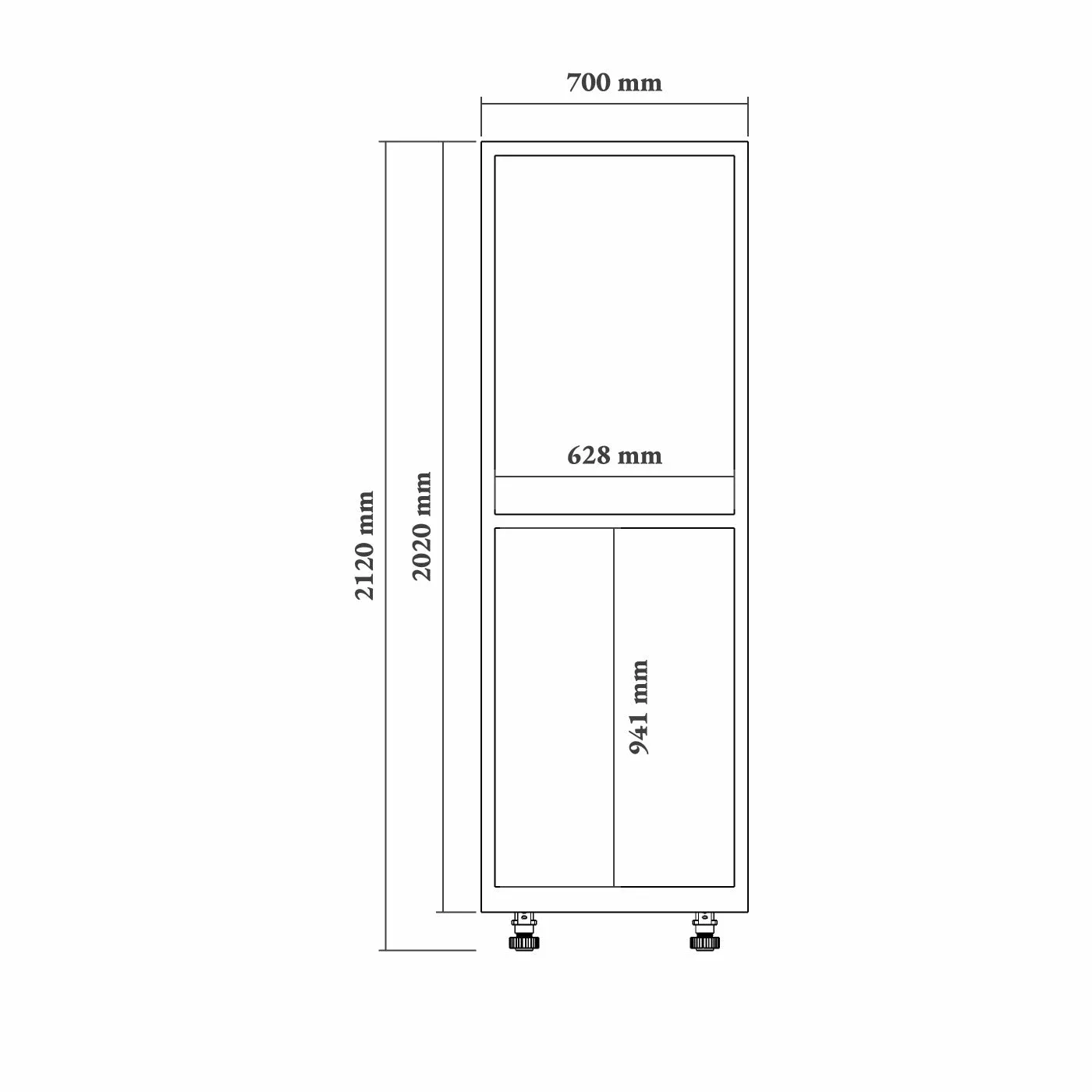 Utility Stacked Appliance Housing