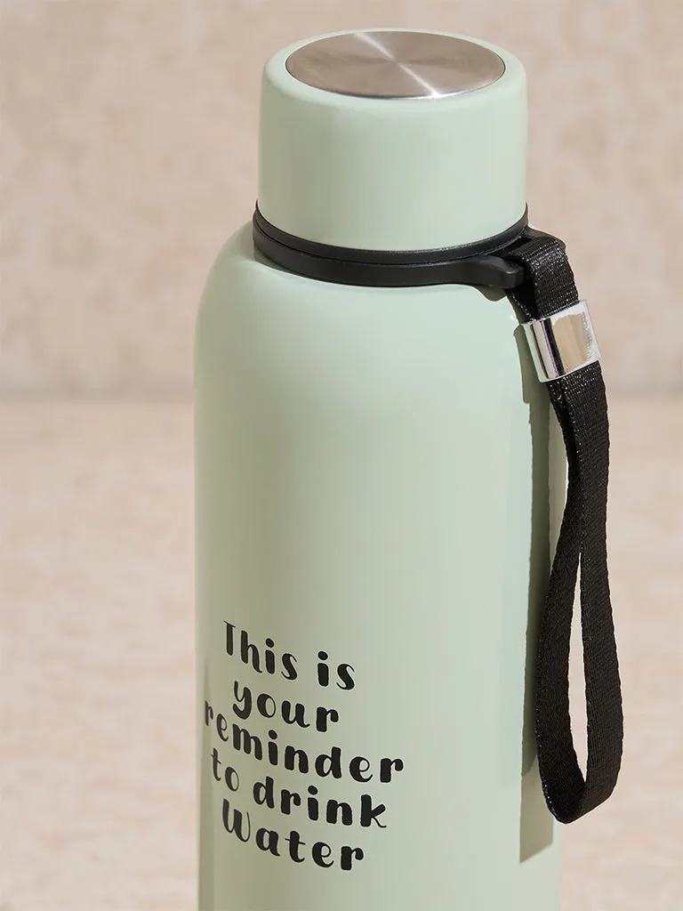 Westside Home Mint Typographic Water Bottle